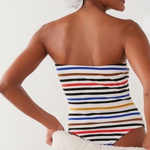 Out From Under Striped Strapless Bodysuit - Picture 3 of 8